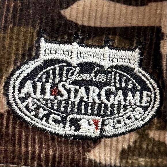 New York Yankees '08 All Star Game New Era 59FIFTY Camo Corduroy Fitted Hat Sz 8 - Picture 7 of 11